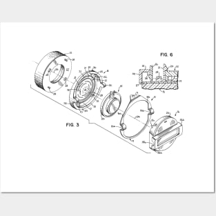 Headphone Construction Vintage Patent Hand Drawing Posters and Art